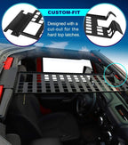 Top Roof Rack Cargo Hard Top Molle Panel for Jeep Wrangler JK 2007-2018(4-Door)