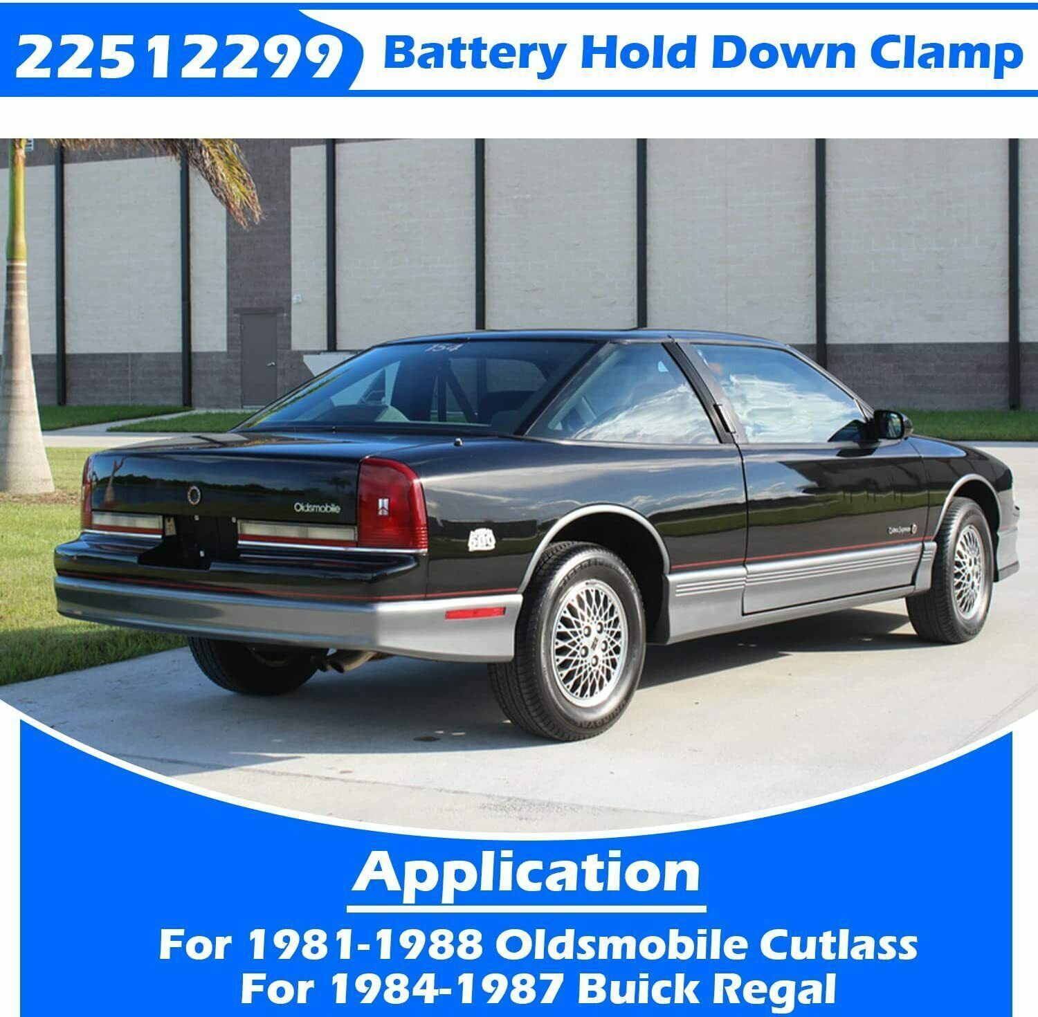 22512299 Battery Hold Down Clamp For 85-87 Buick Regal &81-88 Oldsmobile Cutlass