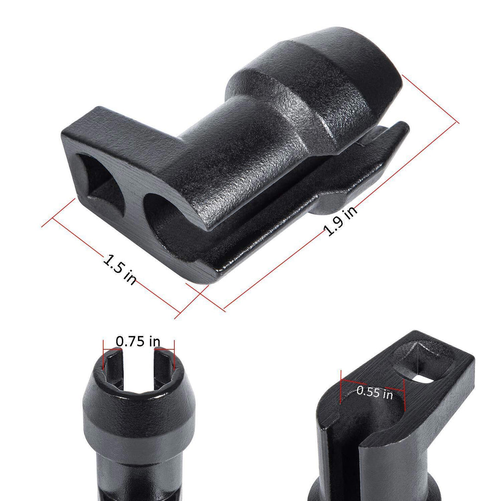Fuel Injector Line Socket Set 12 Point Flare Nut For 6.7 Ford Powerstroke Diesel