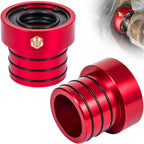 2Pcs Red Front Axle Tube Seal Kit MG21103 for Jeep Wrangler YJ JK TJ XJ ZJ MJ