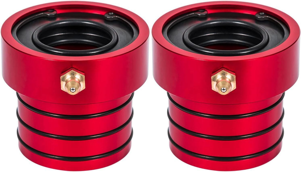 2Pcs Red Front Axle Tube Seal Kit MG21103 for Jeep Wrangler YJ JK TJ XJ ZJ MJ