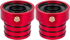 2Pcs Red Front Axle Tube Seal Kit MG21103 for Jeep Wrangler YJ JK TJ XJ ZJ MJ