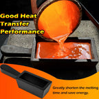 25 oz Loaf Cast Iron Ingot Mold for Melting Casting Gold Silver Copper Metals