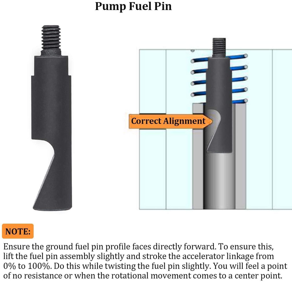 Pump Fuel Pin & 3200 RPM Governor Spring Kit for 1988-1993 Dodge Cummins 5.9L VE