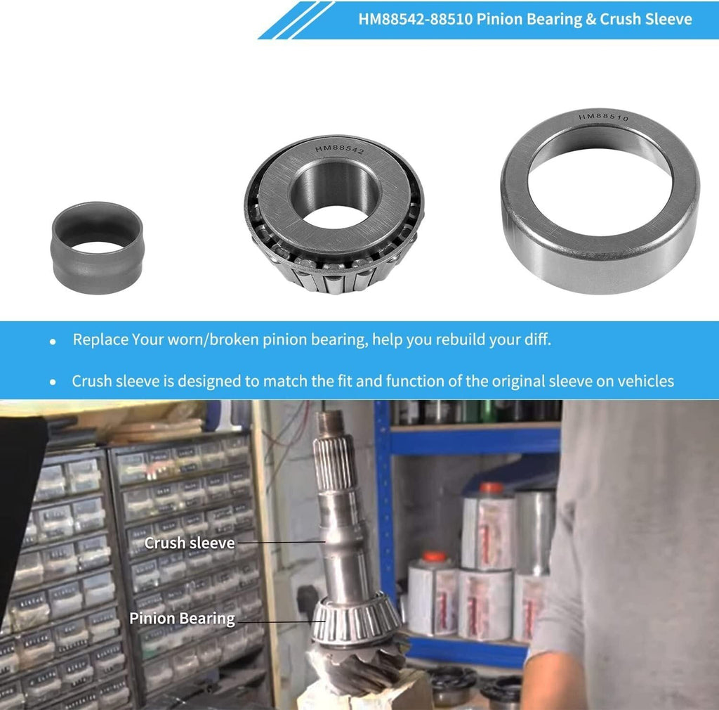 For BMW E30 E36 E28 E34 E23 E32 Z1 Z3 Differential Type 188 Bearings Repair Kit