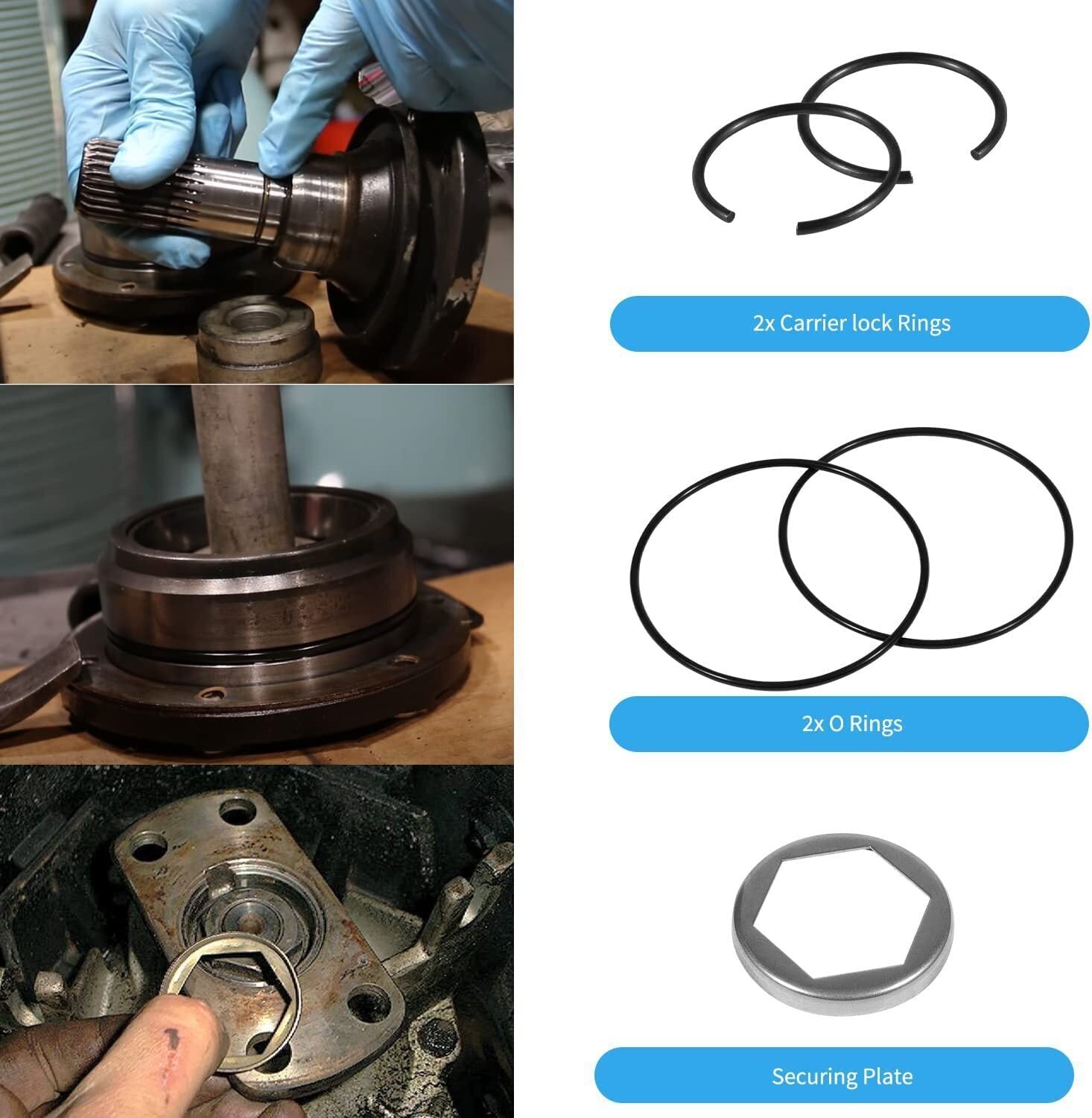 For BMW E30 E36 E28 E34 E23 E32 Z1 Z3 Differential Type 188 Bearings Repair Kit