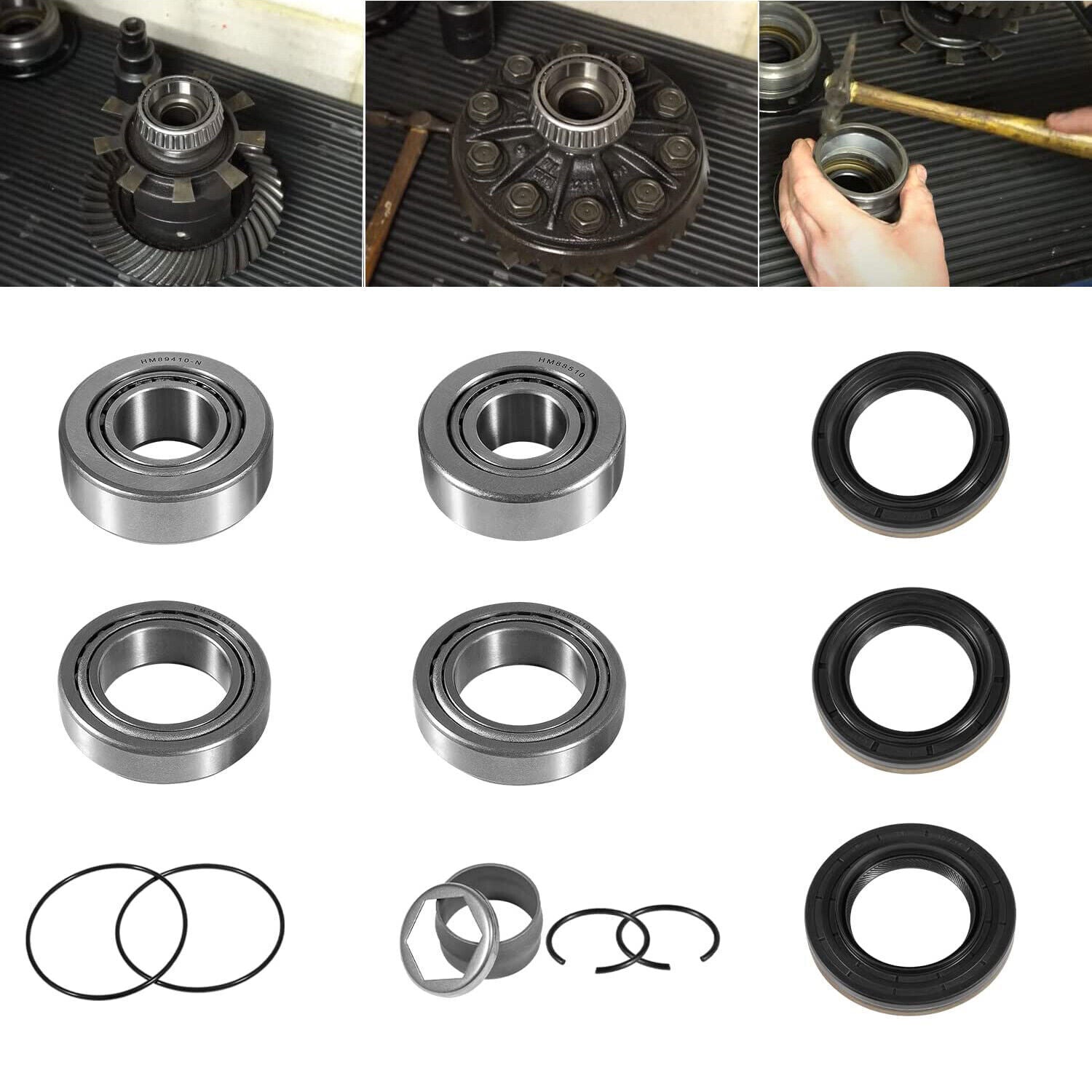 For BMW E30 E36 E28 E34 E23 E32 Z1 Z3 Differential Type 188 Bearings Repair Kit
