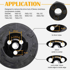 A/C Compressor Clutch Hub Remover Tool for BMW Mercedes Denso Clutchless 7SEU17C