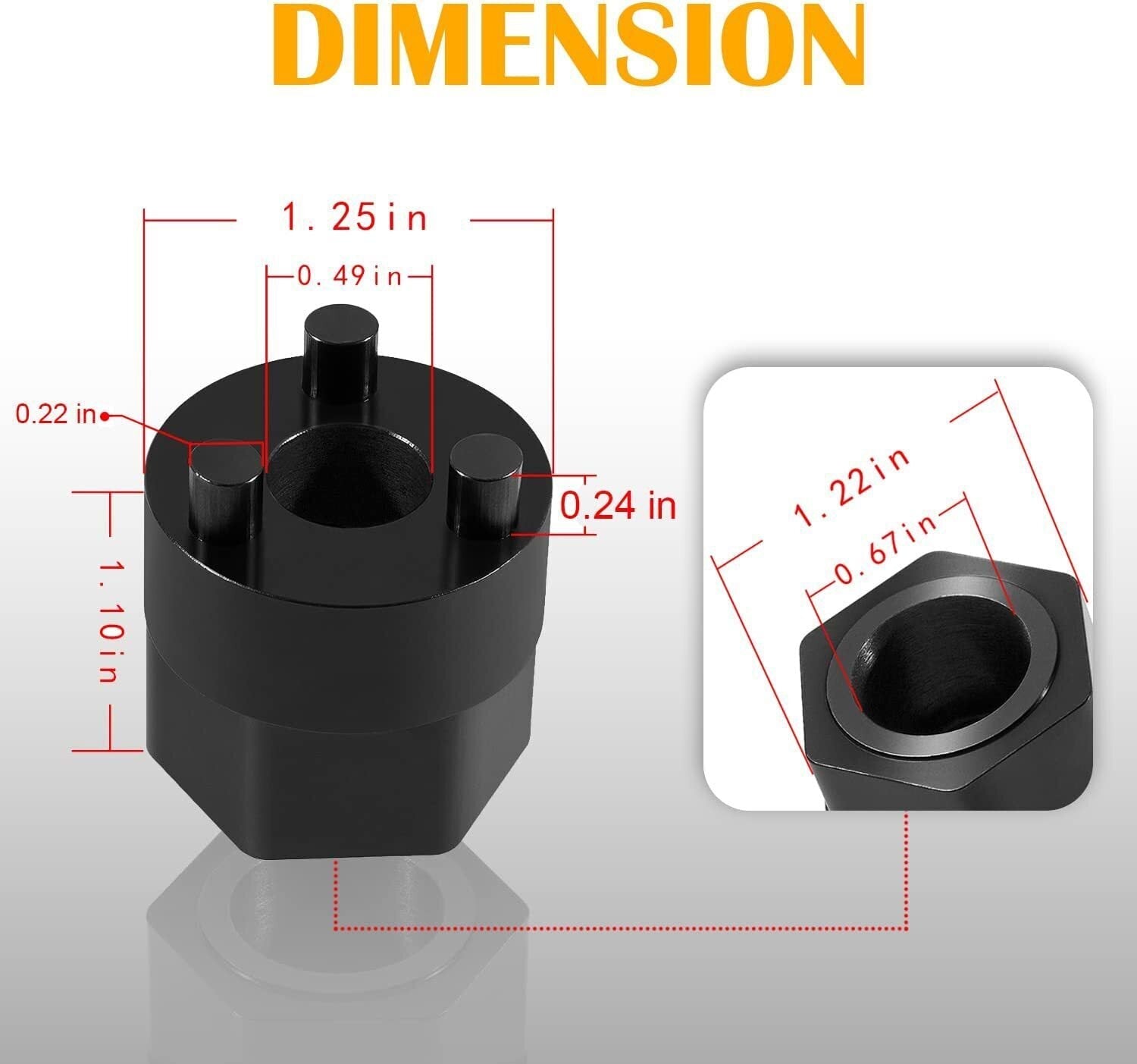 A/C Compressor Clutch Hub Remover Tool for BMW Mercedes Denso Clutchless 7SEU17C