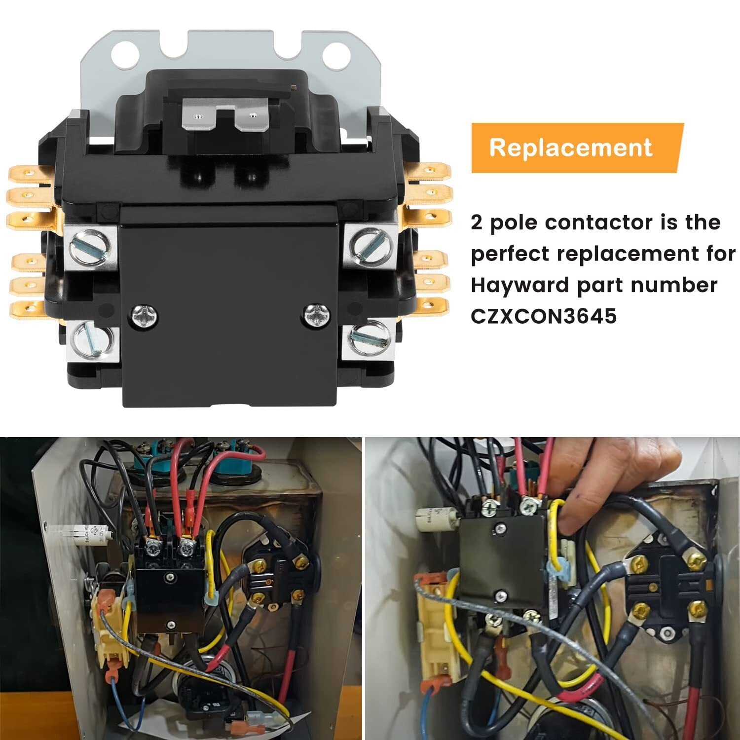 CZXCON3645 Contactor for Hayward Comfortzone C-SPA XI Electric Spa Heaters
