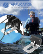 Universal Transom Trolling Motor Mount for Kayaks / Kayak Motor Mount Bracket