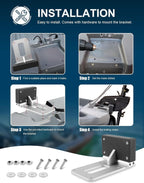 Universal Transom Trolling Motor Mount for Kayaks / Kayak Motor Mount Bracket