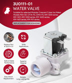 Water Valve for Hoshizaki Ice 3U0111-01, J248-030, 120V 60HZ with Mounting Nuts