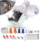 Water Valve for Hoshizaki Ice 3U0111-01, J248-030, 120V 60HZ with Mounting Nuts