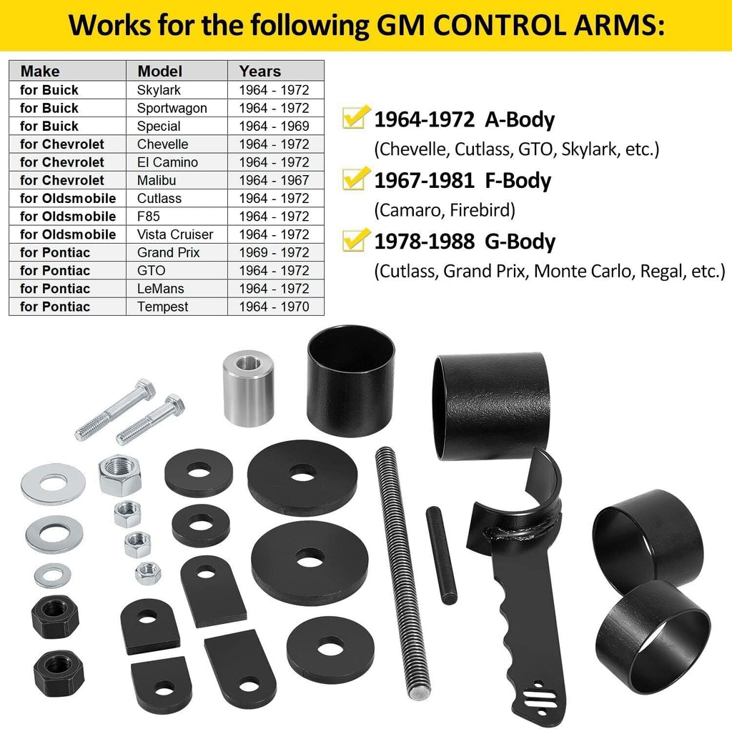 Control Arm Bushing Removal Installation Tool for RideTech 85000009 GM 1964-1988