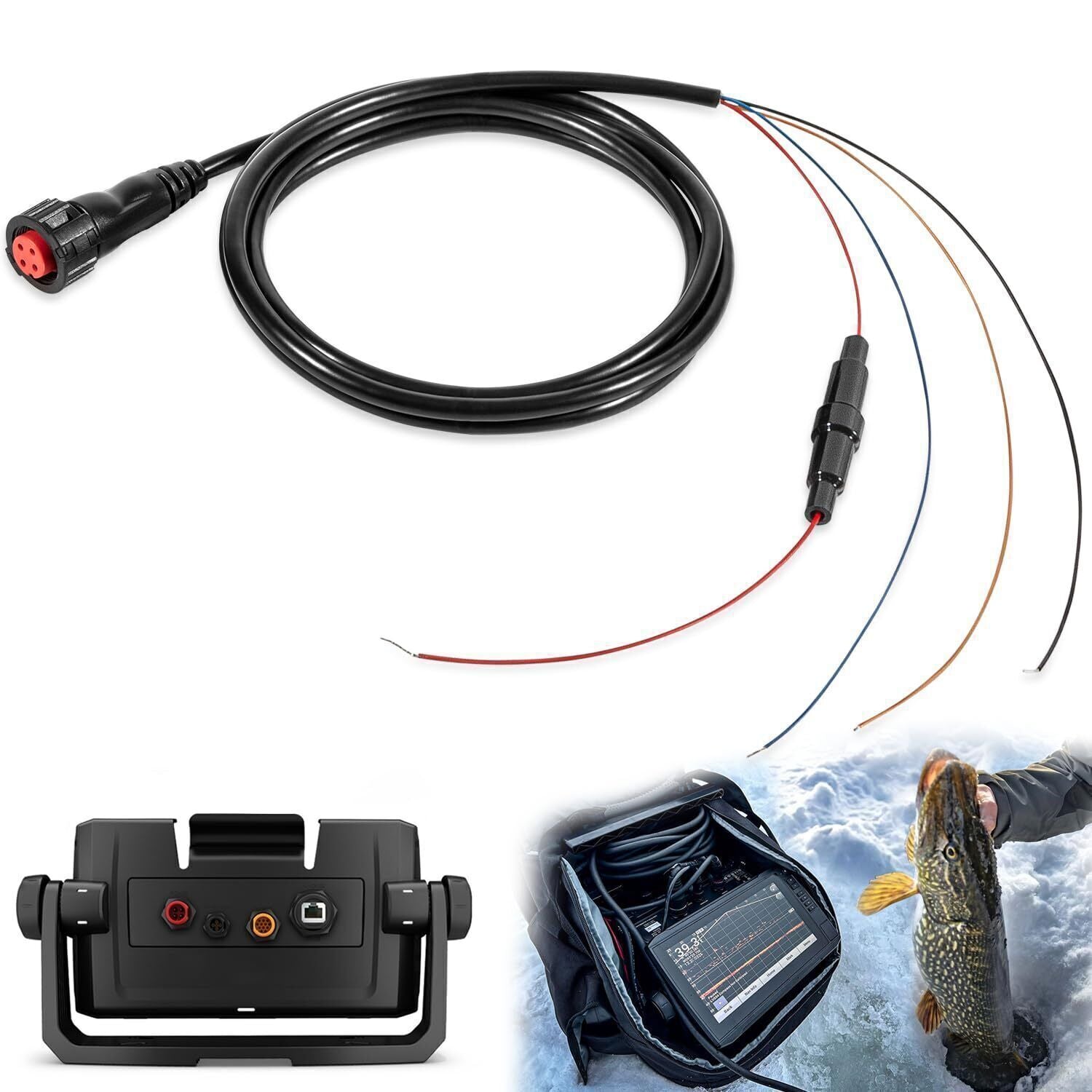 010-12445-00 Power Data Cable for Garmin echoMAP Chirp/Plus/UHD GPSMAP Panoptix