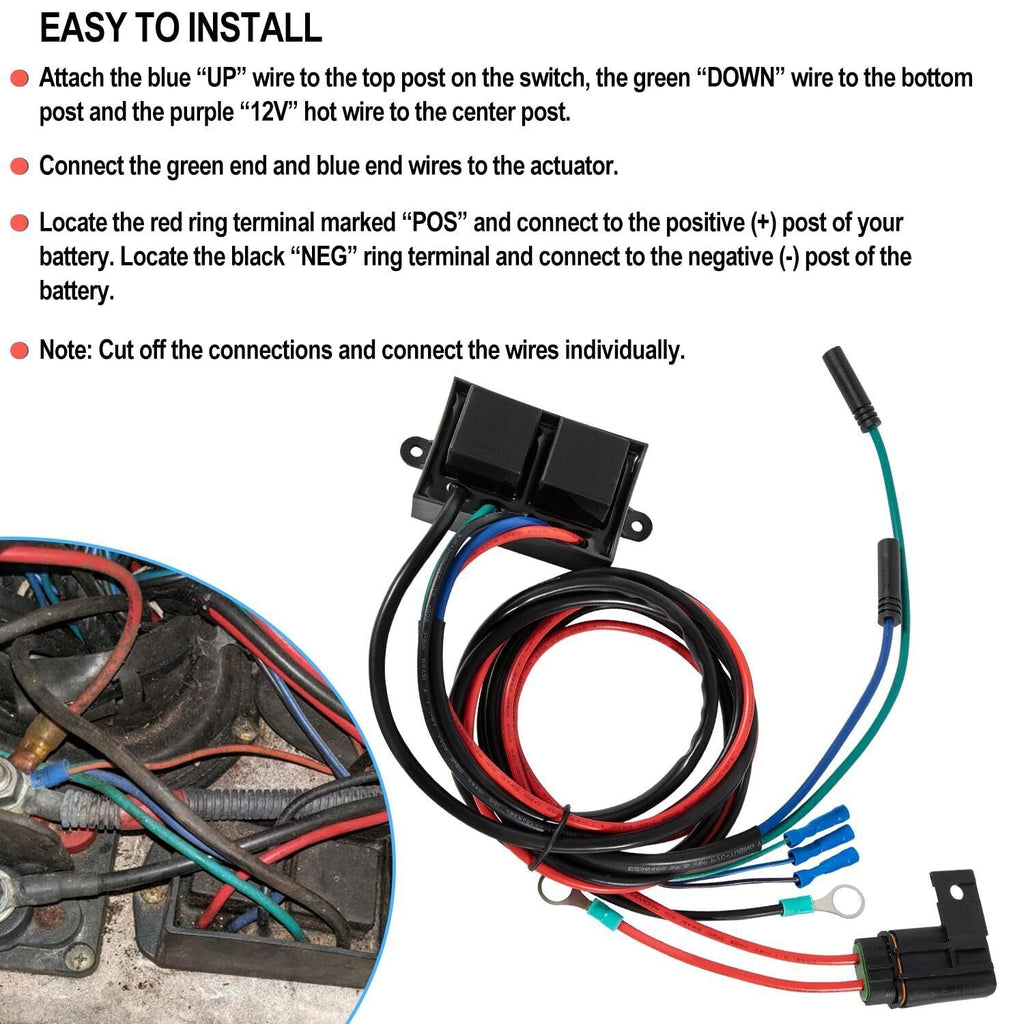 Replacement Relay Harness for Atlas Hydraulic Plate, Replace AHJRELAYKIT-2-DP