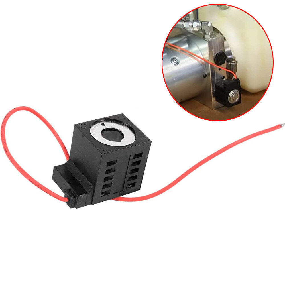 For Deltrol 10226-14 Solenoid Coil, Hydraulic Power Unit Lift Dump, 12V DC, 16W