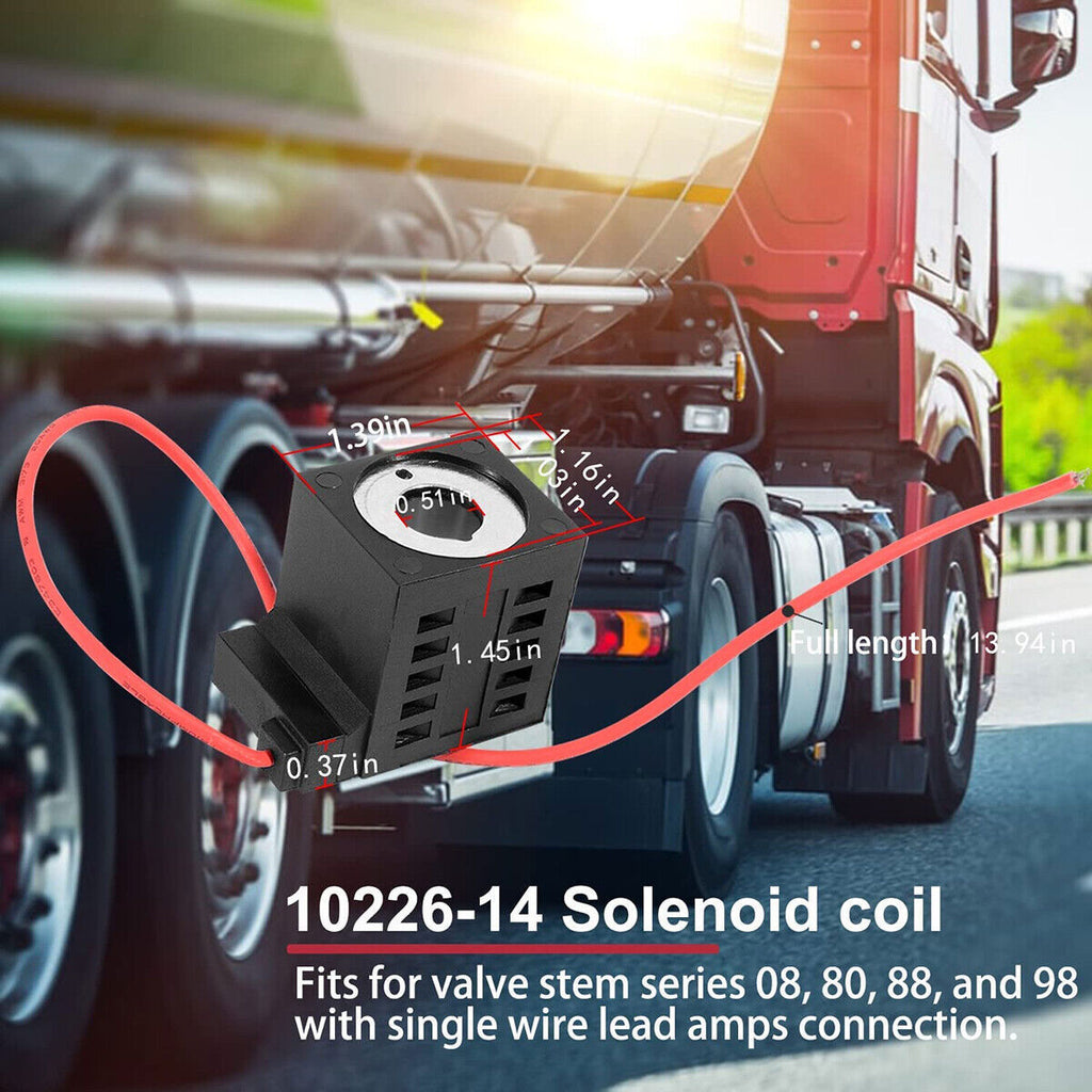 For Deltrol 10226-14 Solenoid Coil, Hydraulic Power Unit Lift Dump, 12V DC, 16W