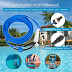 99958907-DIY 18M/60FT Blue 2-Wire Cable with Swivel for Dolphin Active 20, S200