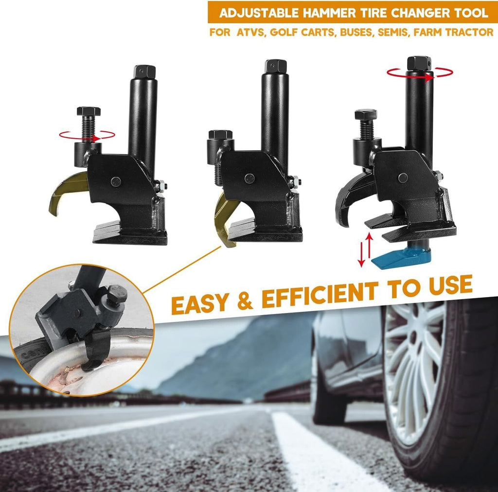 Manual Tire Bead Breaker Tool for 38"-42" Motorcycle Car Bus Truck ATVs/UTVs