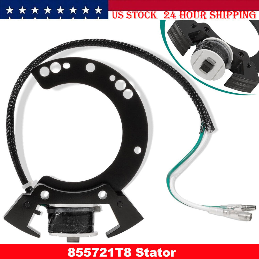 Stator for Mercury 174-5721 855721T8 Mariner Outboard 25HP 2-Stroke 2-Cylinder