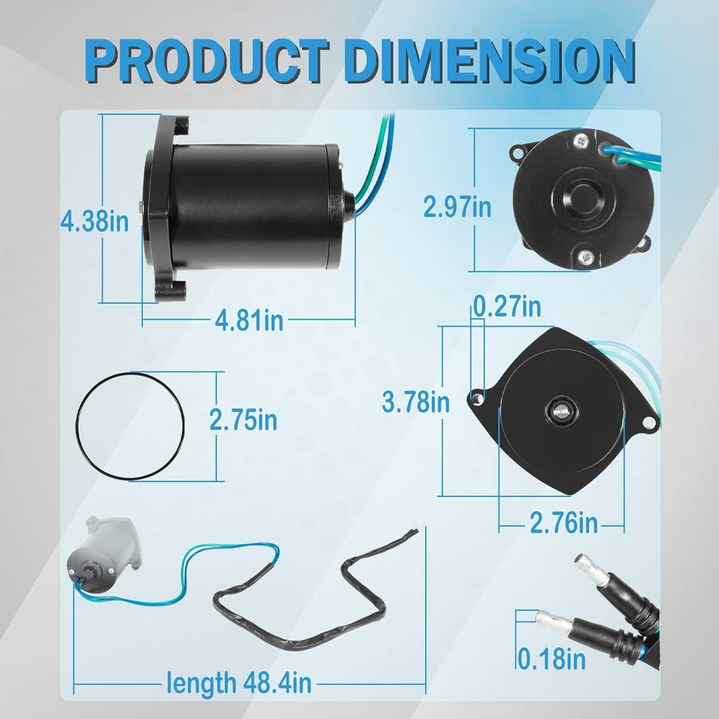 430-22011 Tilt Trim Motor For Mercury Marine 135-225HP 828708 878265A1 8M0031551