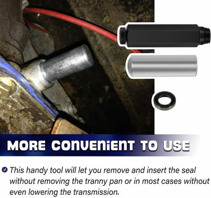 Transmission Shifter Seal Remover Installer Tool w Seal For GM Chevy 4L60E 4L80E