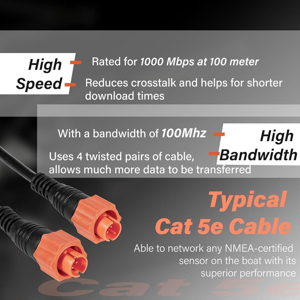 3005.6855 Replacement for Lowrance 6Ft/1.82M Ethernet Crossover Cable