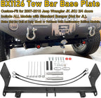 For Blue OX BX1126 Tow Bar Base Plate Bumper for 2007-2018 Jeep Wrangler JK JKU