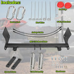 For Blue OX BX1126 Tow Bar Base Plate Bumper for 2007-2018 Jeep Wrangler JK JKU