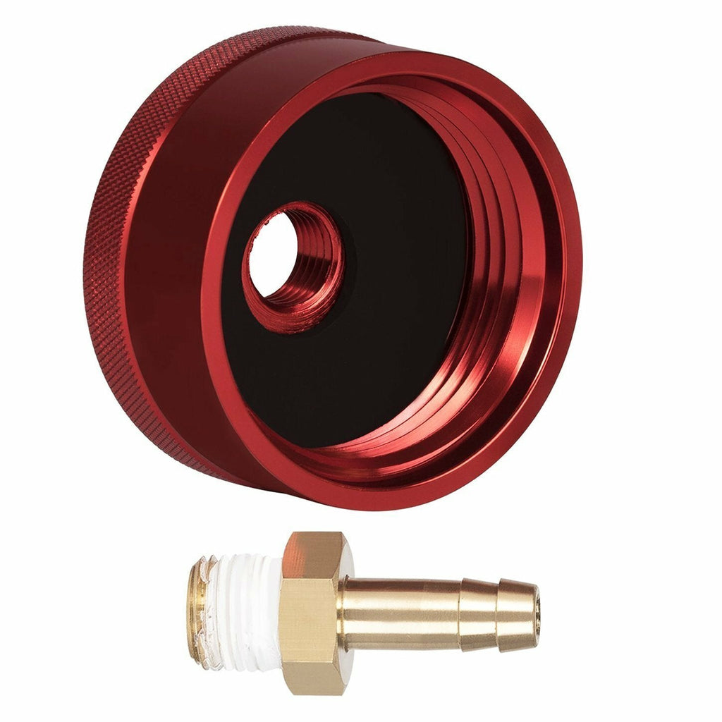 Red Extended Cap with Brass Hose for Honda Generator EU1000i EU2000i EU2200i