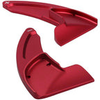 Red Steering Wheel Shifter Paddle Trim Cover for 15-20 Dodge Challenger Charger