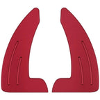Red Steering Wheel Shifter Paddle Trim Cover for 15-20 Dodge Challenger Charger