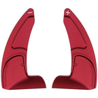 Red Steering Wheel Shifter Paddle Trim Cover for 15-20 Dodge Challenger Charger