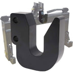 Upgrated Top Hook for Harbor Freight Quick Hitch Cat 1 Black Powder Coated Steel