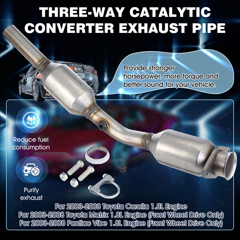 Catalytic Converter Fit For 2003 04-2008 Toyota Corolla Matrix Pontiac Vibe 1.8L
