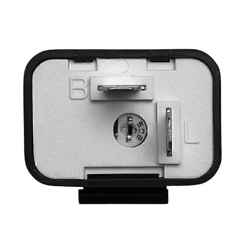 2-Pin LED Flasher Relay Adjustable For Motorcycle Turn Signal Fix Blinker Lights