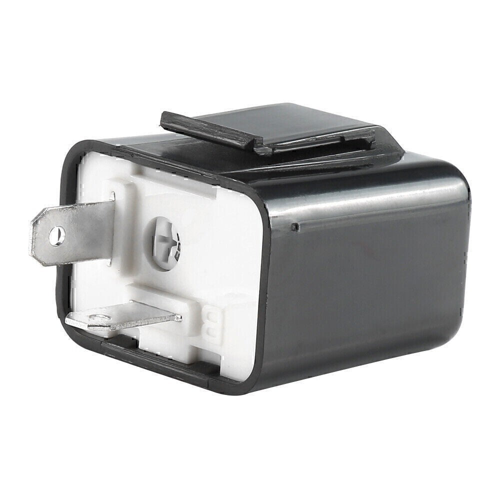 2-Pin LED Flasher Relay Adjustable For Motorcycle Turn Signal Fix Blinker Lights