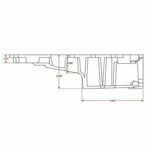 Swap Conversion Oil Pan Retrofit Kit Low Profile For LS1 LS2 LS3 LS6 4.8 5.3/6.0