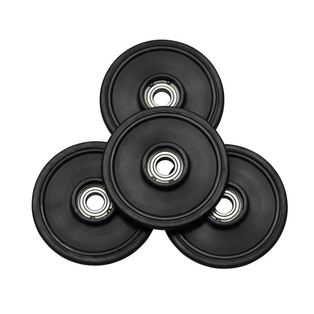 4X FOR ARCTIC CAT BLACK 5.63 X20MM IDLER WHEEL WITH BEARING 1604-837 3604-039 US