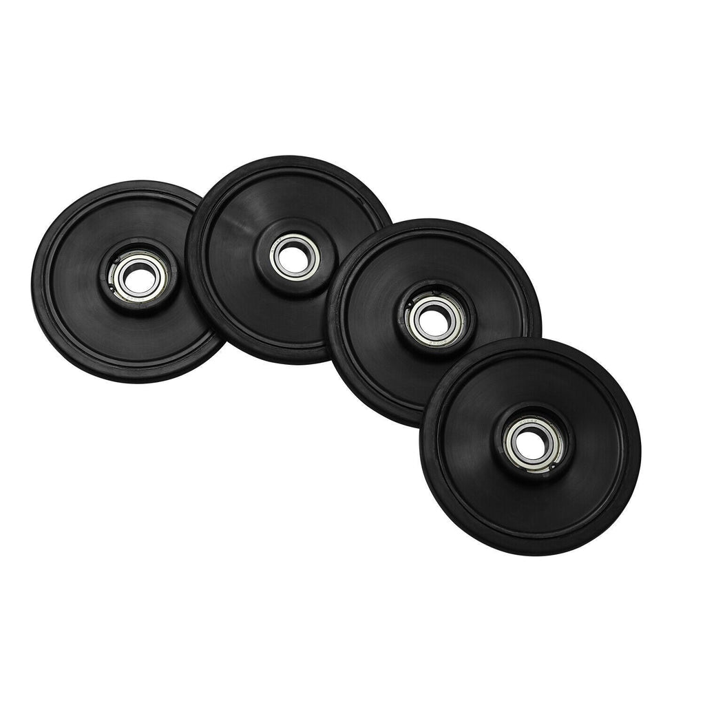 4X FOR ARCTIC CAT BLACK 5.63 X20MM IDLER WHEEL WITH BEARING 1604-837 3604-039 US
