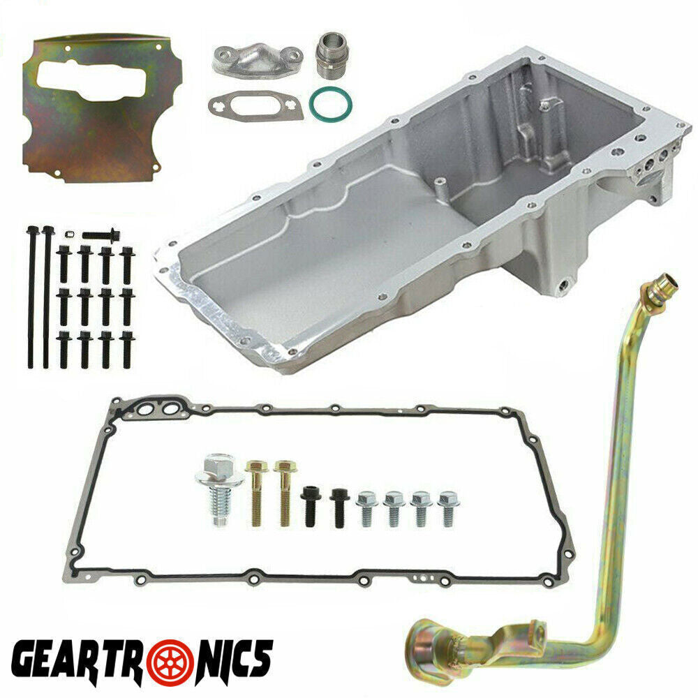 LS SWAP Aluminum Rear Sump Retro-Fit Oil Pan GM Camaro Nova Chevelle G BODY NEW