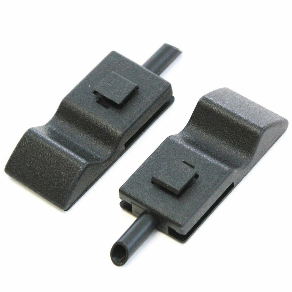 2 Fits Chevy/GMC Silverado/Sierra 07-13 Door Lock Knobs Front/Rear Ebony Black