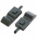 2 Fits Chevy/GMC Silverado/Sierra 07-13 Door Lock Knobs Front/Rear Ebony Black