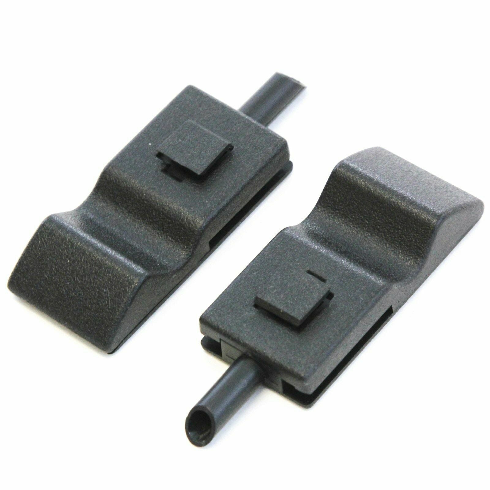 2 Fits Chevy/GMC Silverado/Sierra 07-13 Door Lock Knobs Front/Rear Ebony Black