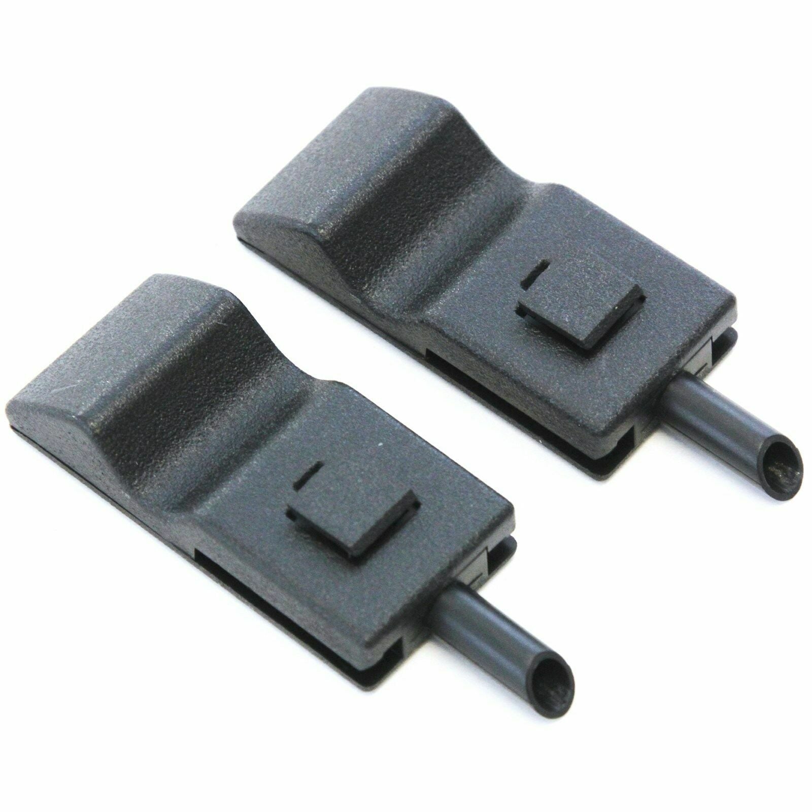 2 Fits Chevy/GMC Silverado/Sierra 07-13 Door Lock Knobs Front/Rear Ebony Black