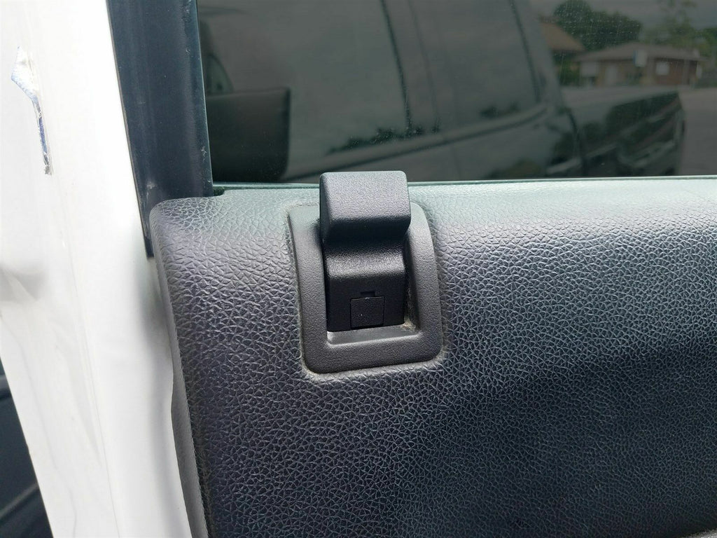 2 Fits Chevy/GMC Silverado/Sierra 07-13 Door Lock Knobs Front/Rear Ebony Black