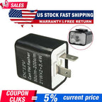 2Pin Adjustable LED Flasher Relay Turn Signal Blinker Light For Motorcycle 12 V