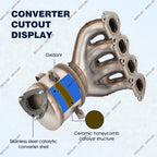 CATALYTIC CONVERTER EXHAUST MANIFOLD FIT FOR 2011-2016 CHEVY CRUZE/SONIC 1.8L US
